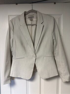 Light Gray Women's Single-Button Blazer H&M